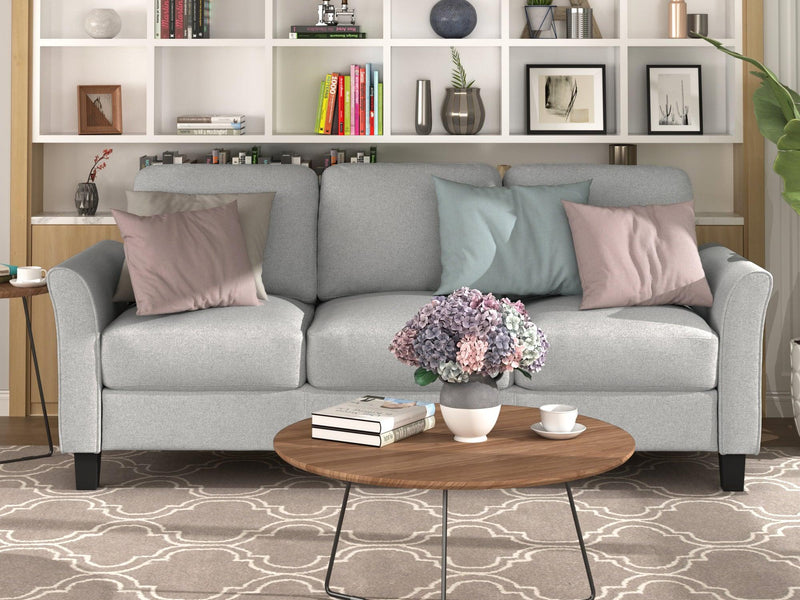 Living Room Furniture Loveseat Sofa and 3-seat  sofa (Light Gray) - Urban Living Furniture (Los Angeles, CA)