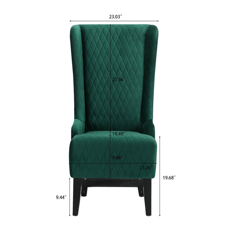 23.03" Wide Wing Back Chair ,Side Chair for Living Room - Urban Living Furniture (Los Angeles, CA)