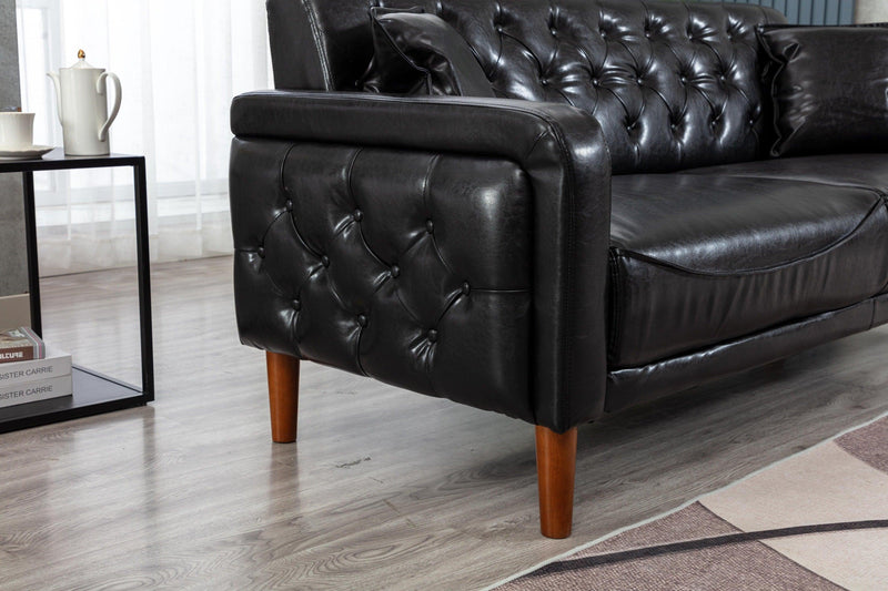 2047Black PU leather sofa - Urban Living Furniture (Los Angeles, CA)