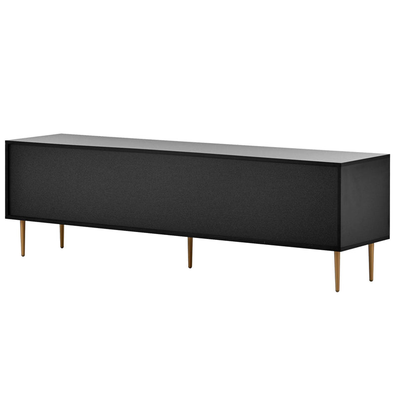 Modern TV Stand with 5 Champagne Legs - Durable, Stylish and Spacious，TVS Up to 75'' - Urban Living Furniture (Los Angeles, CA)