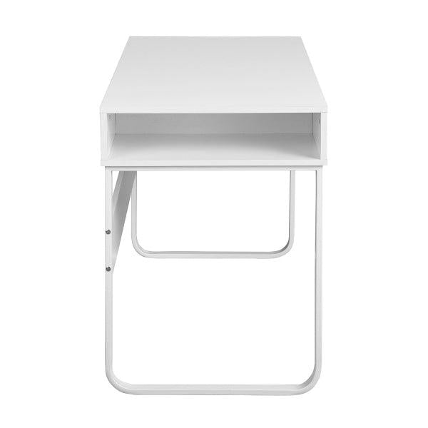 43.3" Rectangular Computer Desk / Writing Desk with OpenStorage, White