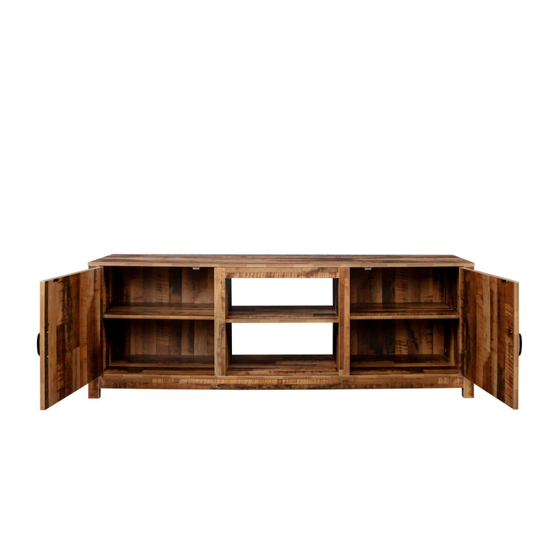 Farmhouse TV Stand,  Wood Entertainment Center Media Console withStorage - Urban Living Furniture (Los Angeles, CA)