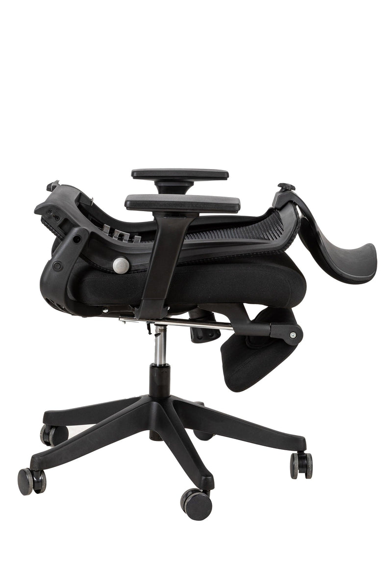 High Back Office Chair with 2d armrest and foot rest, tilt function max 128°,Black - Urban Living Furniture (Los Angeles, CA)