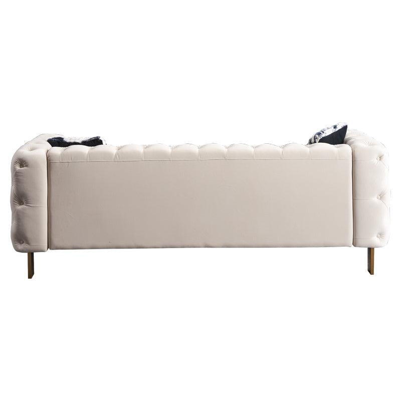 Modern velvet sofa CREAM color - Urban Living Furniture (Los Angeles, CA)