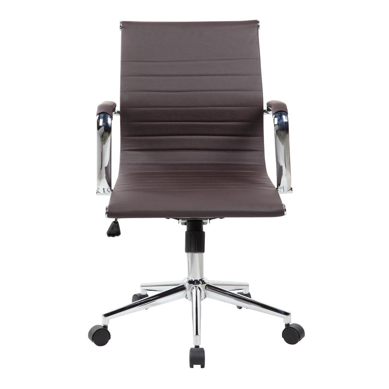 Techni MobiliModern Medium Back Executive Office Chair, Chocolate - Urban Living Furniture (Los Angeles, CA)