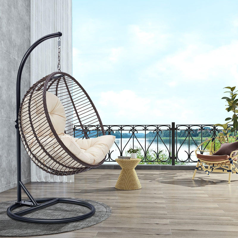 ROUND SHAPE SWING CHAIR PATIO GRADEN HOME - Urban Living Furniture (Los Angeles, CA)