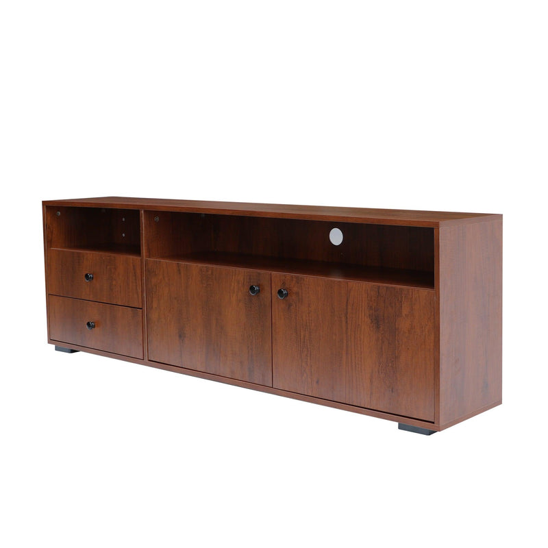 62.99 "Modern style multi-storage dark brown slide rail TV cabinet - Urban Living Furniture (Los Angeles, CA)