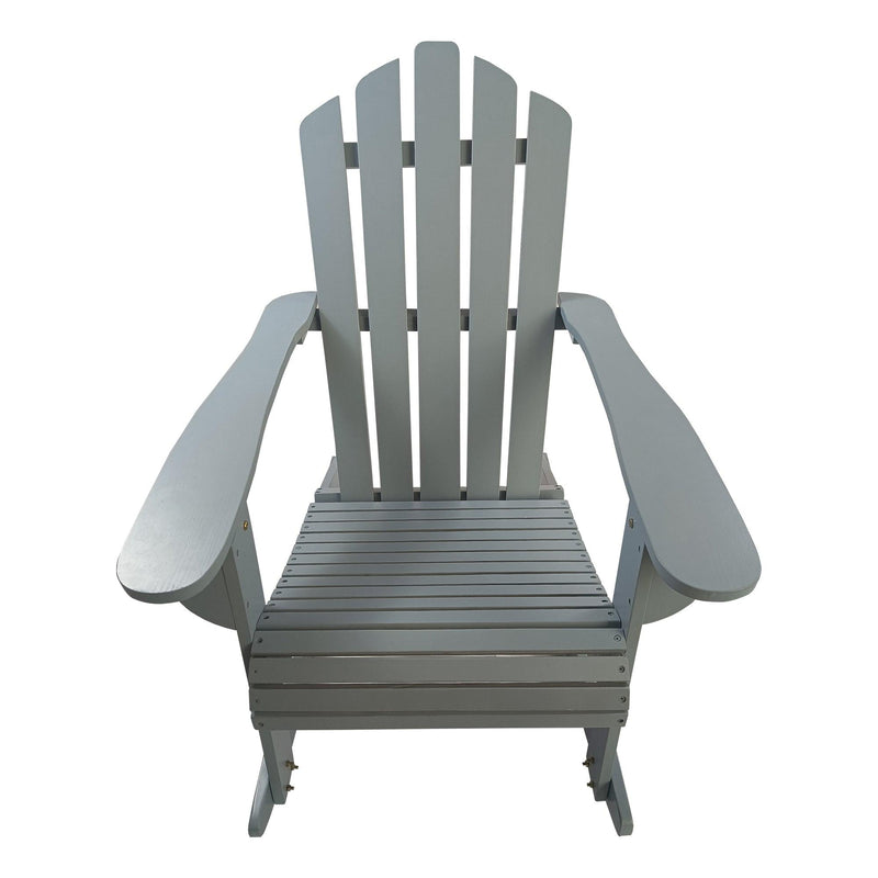 Reclining Wooden Outdoor Rocking Adirondack chair,walnut - Urban Living Furniture (Los Angeles, CA)