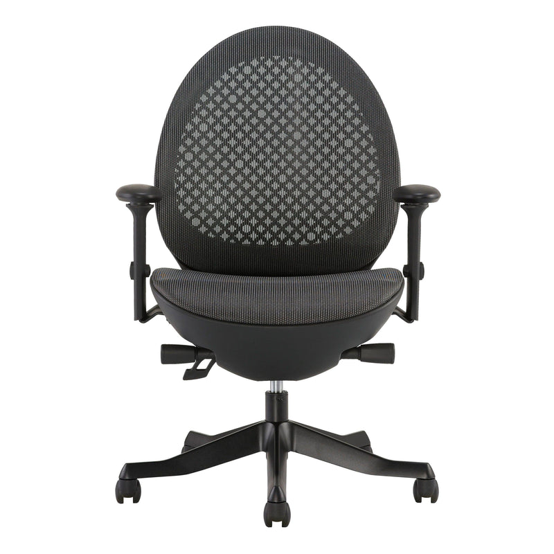 Techni Mobili Deco LUX Executive Office Chair, Black - Urban Living Furniture (Los Angeles, CA)