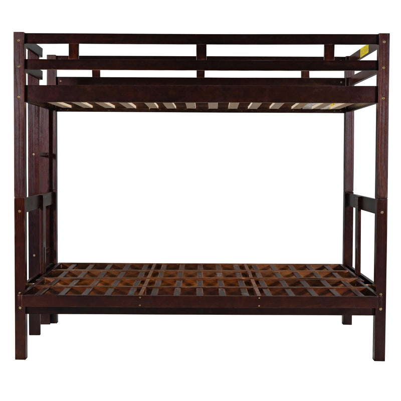 Twin over Full Convertible Bunk Bed - Espresso - Urban Living Furniture (Los Angeles, CA)