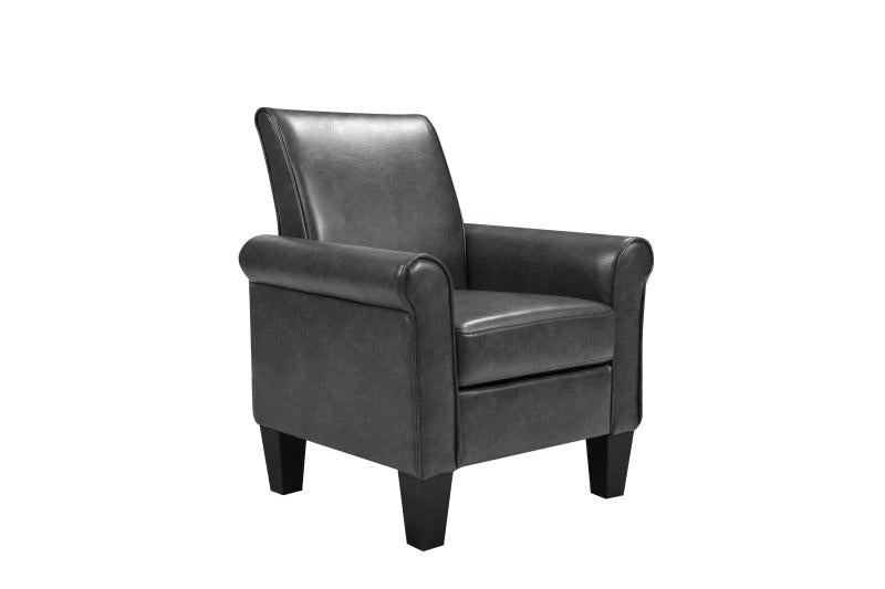 Accent Chairs, Comfy Sofa Chair, Armchair for Reading, Living Room, Bedroom, Office，Waiting Room, PU leather, Dark Grey - Urban Living Furniture (Los Angeles, CA)