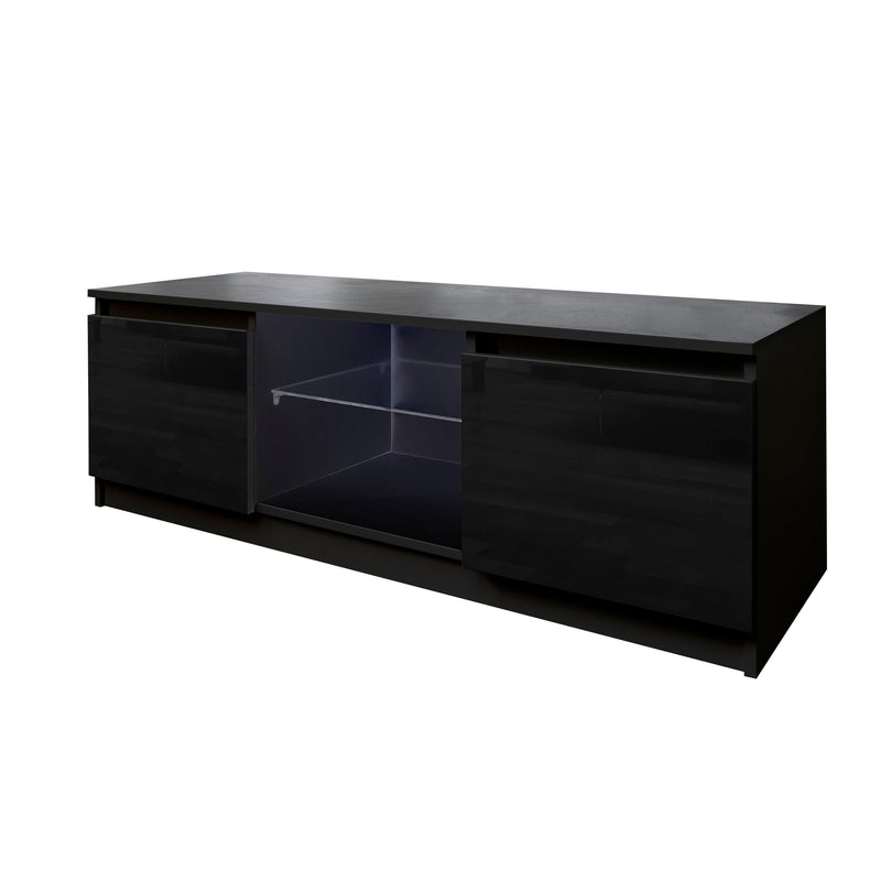 TV Cabinet Wholesale, Black  TV Stand with LED Lights - Urban Living Furniture (Los Angeles, CA)