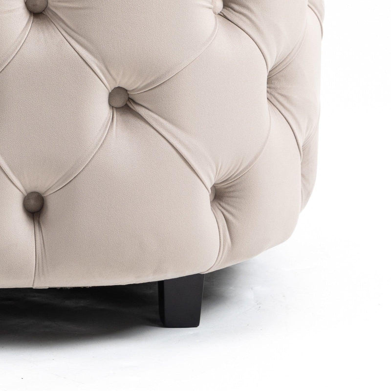 Furniture,Accent Chair / Classical Barrel Chair for living room /Modern Leisure Sofa Chair (Khaki)