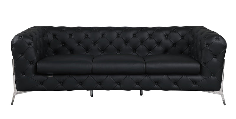 Global United Top Grain 100% Italian Leather Power Reclining Sofa - Urban Living Furniture (Los Angeles, CA)