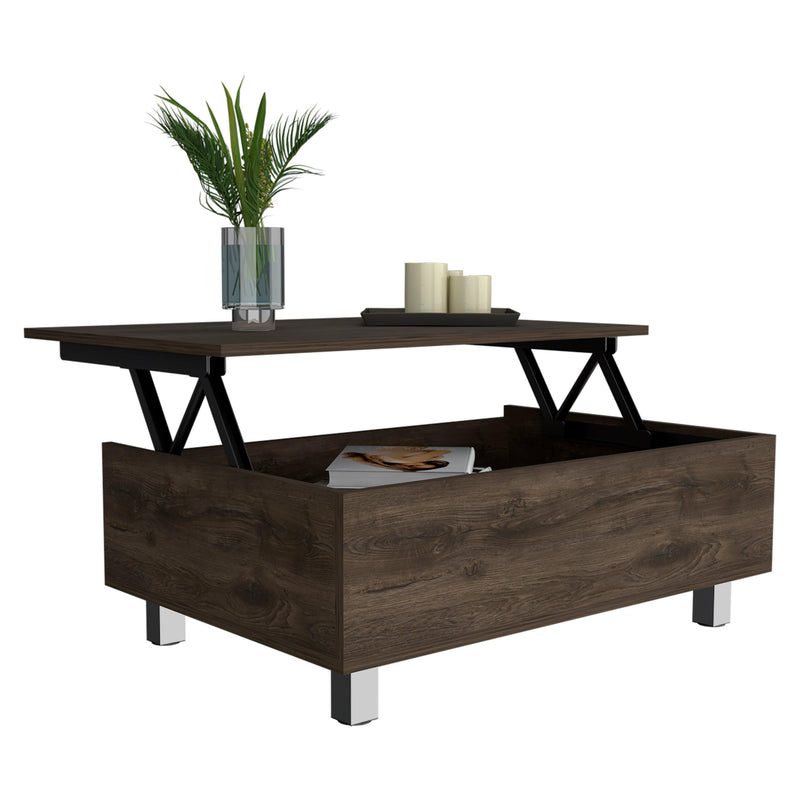 Tilton Rectangle Lift Top  Coffee Table Dark Brown - Urban Living Furniture (Los Angeles, CA)