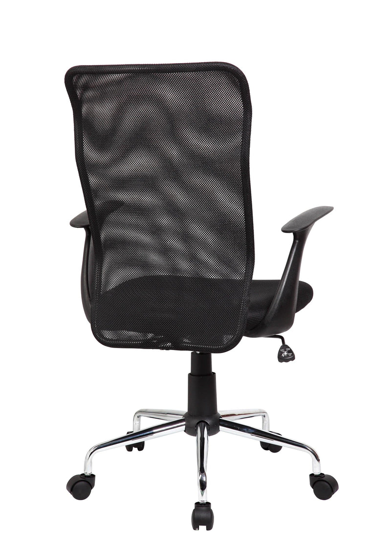 Techni Mobili Medium Back Mesh Assistant Office Chair, Black - Urban Living Furniture (Los Angeles, CA)