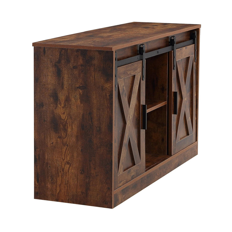 Rustic Brown decorative wooden TV /Storage cabinet with two sliding barn doors, available for bedroom, living room,corridor. - Urban Living Furniture (Los Angeles, CA)