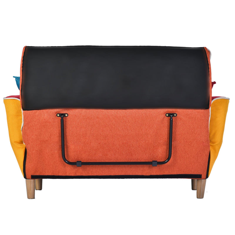 Small Space Colorful Sleeper Sofa, Solid Wood Legs - Urban Living Furniture (Los Angeles, CA)