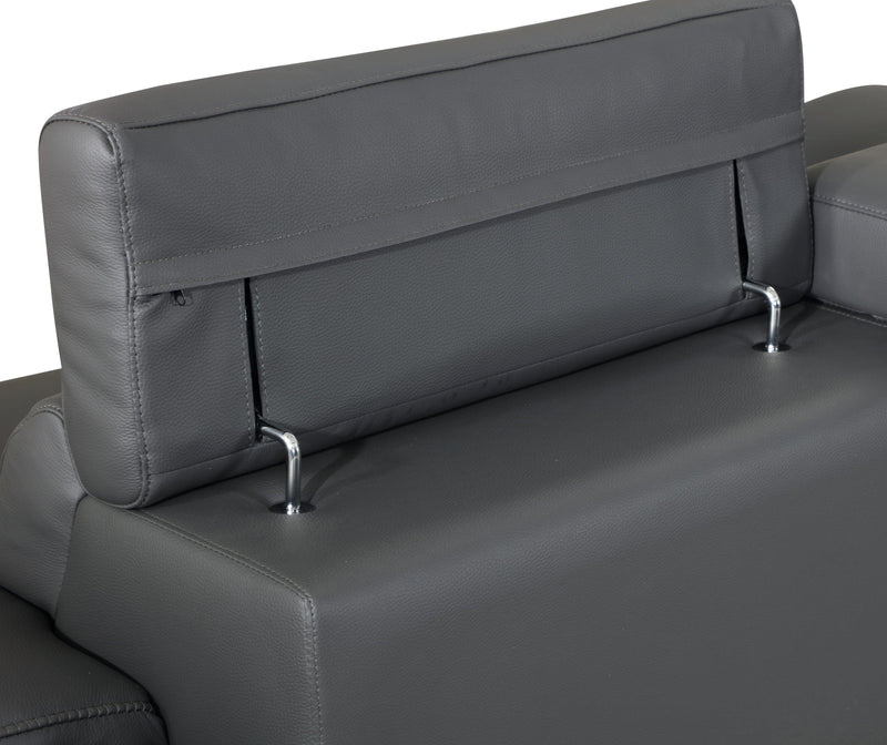 Global United Top Grain Italian Leather Sofa - Urban Living Furniture (Los Angeles, CA)