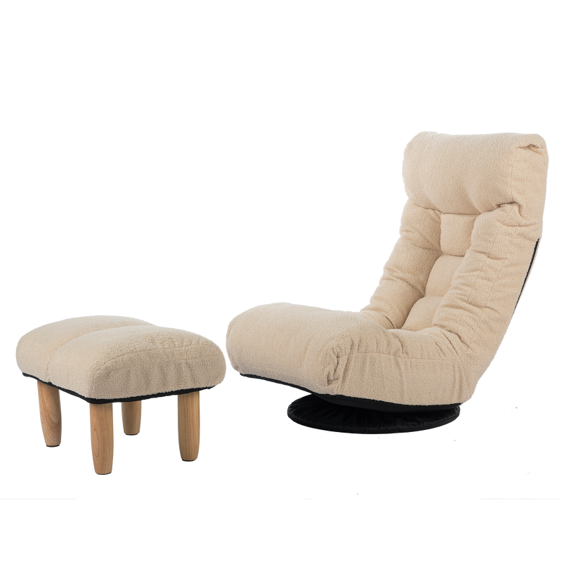 Single sofa reclining chair Japanese chair lazy sofa tatami balcony reclining chair leisure sofa adjustable chair - Urban Living Furniture (Los Angeles, CA)