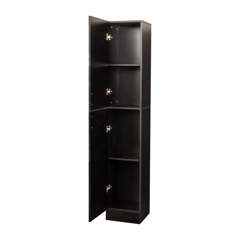 Freestanding  Cabinet with Inadjustable Shelves and two Doors for Kitchen, Dining Room,black - Urban Living Furniture (Los Angeles, CA)