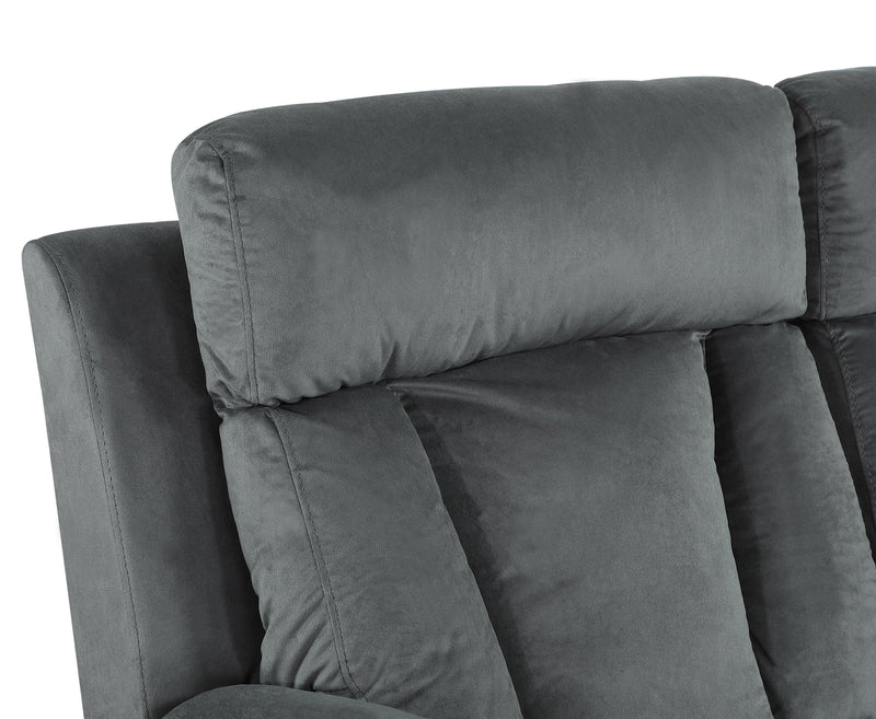 Global United Reclining Transitional Microfiber Fabric Sofa - Urban Living Furniture (Los Angeles, CA)