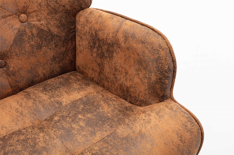 Accent chair  Living Room/Bed Room,Modern Leisure  Chair  Coffee color Microfiber fabric - Urban Living Furniture (Los Angeles, CA)