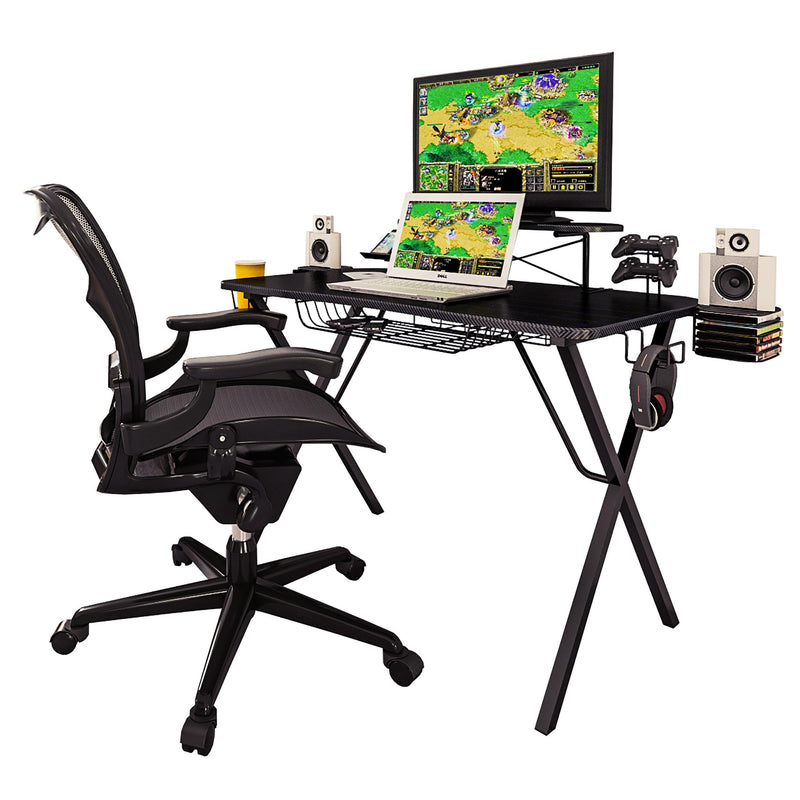 Atlantic Gaming Desk Pro - Black - Urban Living Furniture (Los Angeles, CA)