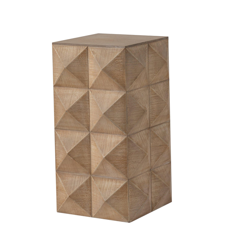 23.62"Height Three-dimensional Embossed  Pattern Design Retro Coffee Table Retro Furniture