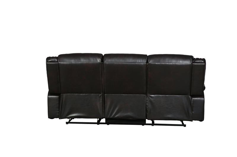 Global United Transitional Leather-Air Reclining Sofa - Urban Living Furniture (Los Angeles, CA)