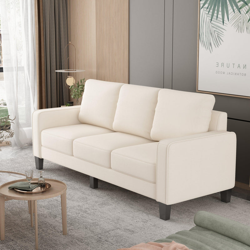 Modern Living Room Furniture Sofa in Beige Fabric - Urban Living Furniture (Los Angeles, CA)