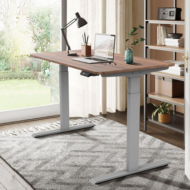 Electric Standing Desk  with Dual Motor Height Adjustable Sit Stand Desk Computer Workstation with USB Charge
"	
，Silver Grey - Urban Living Furniture (Los Angeles, CA)