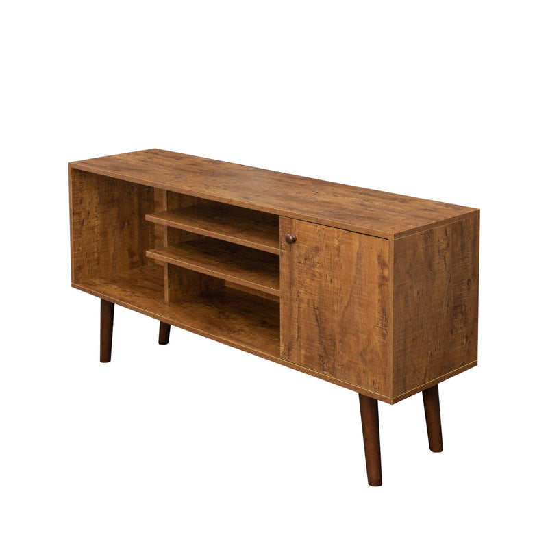 TV Stand Use in Living Room Furniture with 1Storage and 2 shelves Cabinet, high quality particle board,Walnut - Urban Living Furniture (Los Angeles, CA)