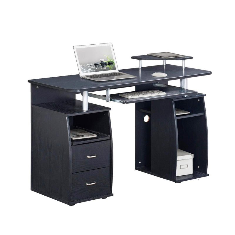 Techni Mobili Complete Computer Workstation Desk WithStorage, Espresso - Urban Living Furniture (Los Angeles, CA)