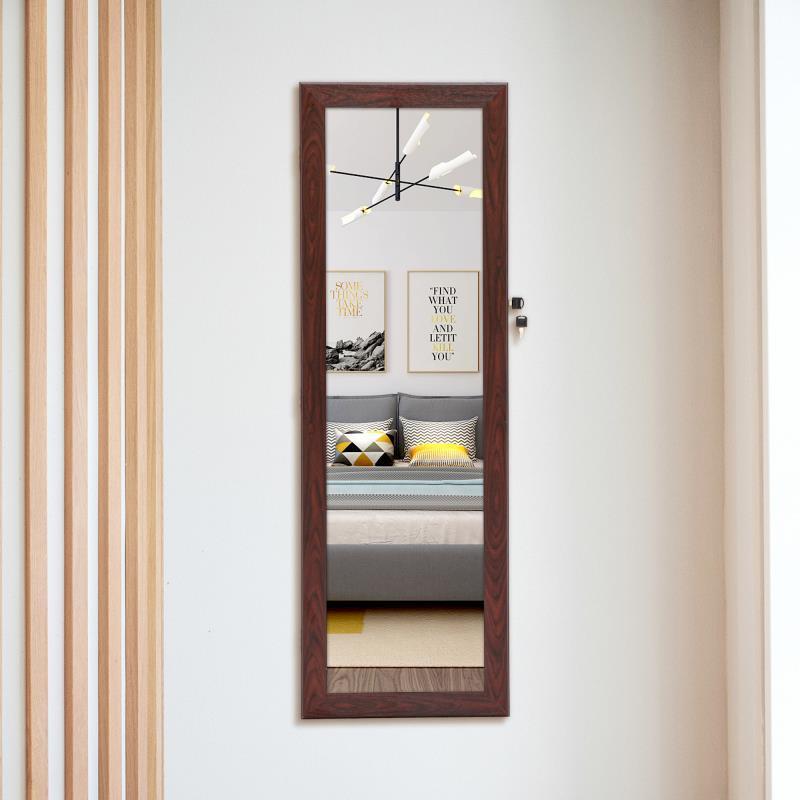 Fashion Simple JewelryStorage Mirror Cabinet With LED Lights Can Be Hung On The Door Or Wall - Urban Living Furniture (Los Angeles, CA)