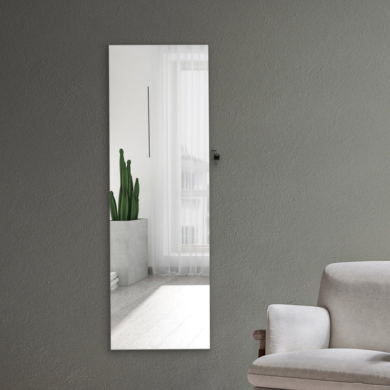 Fashion Simple JewelryStorage Mirror Cabinet With LED Lights Can Be Hung On The Door Or Wall - Urban Living Furniture (Los Angeles, CA)