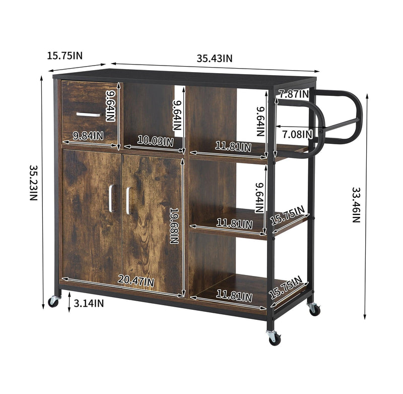 KITCHStorage cabinet HPS, move with roller.. - Urban Living Furniture (Los Angeles, CA)