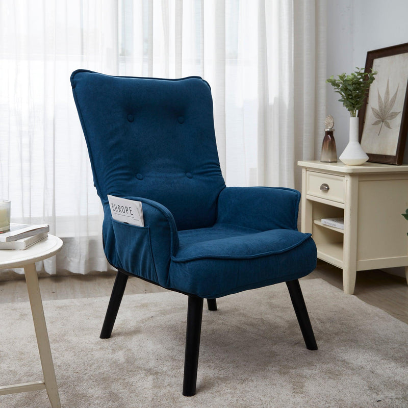 Accent chair TV Chair Living room Chair with ottoman，Modern Vanity Chair with Arms Upholstered Tall Back Desk Chair for  Bedroom - Urban Living Furniture (Los Angeles, CA)