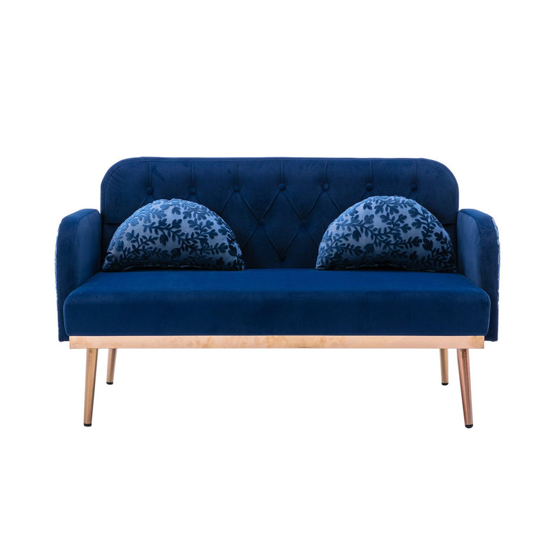 Velvet  Sofa , Accent sofa .loveseat sofa with metal feet - Urban Living Furniture (Los Angeles, CA)