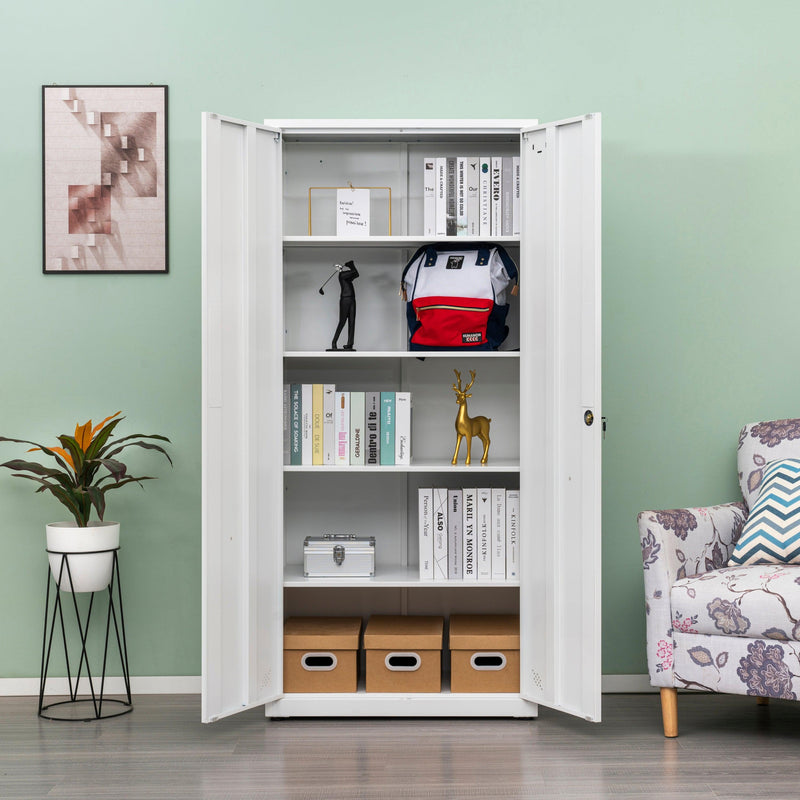 HighStorage Cabinet with 2 Doors and 4 Partitions to Separate 5Storage Spaces, Home/ Office Design - Urban Living Furniture (Los Angeles, CA)