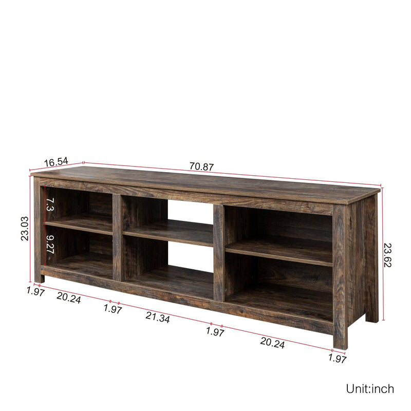 Living room TV stand furniture with 6Storage compartments and 1 shelf cabinet, high-quality particle board - Urban Living Furniture (Los Angeles, CA)