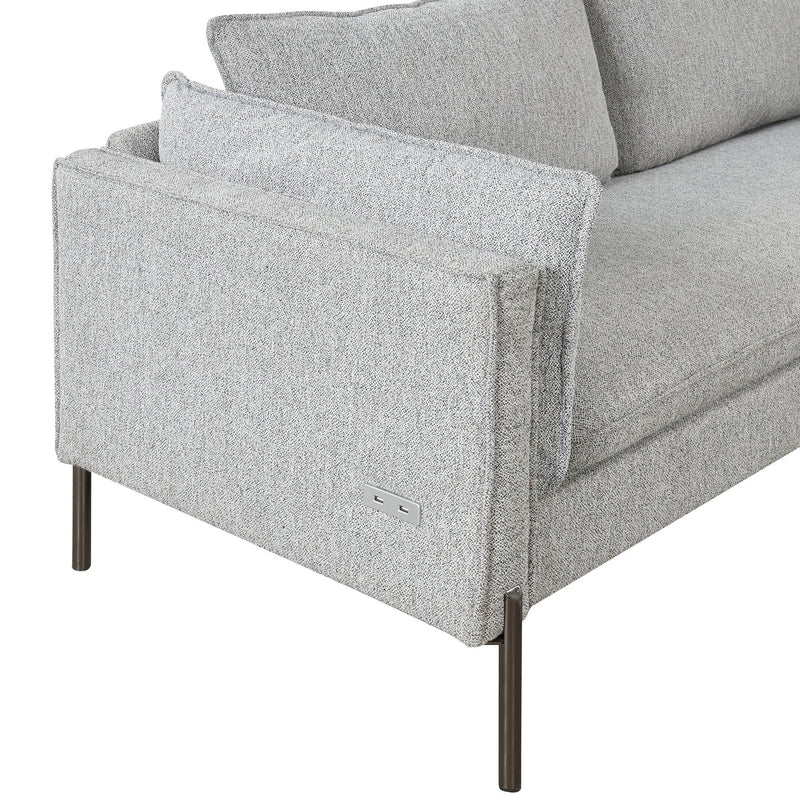 76.2"Modern Style 3 Seat Sofa Linen Fabric Upholstered Couch Furniture 3-Seats Couch for Different Spaces,Living Room,Apartment - Urban Living Furniture (Los Angeles, CA)