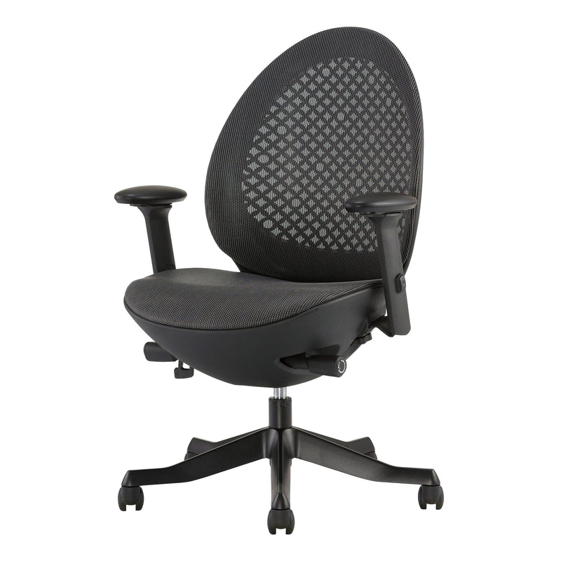 Techni Mobili Deco LUX Executive Office Chair, Black - Urban Living Furniture (Los Angeles, CA)