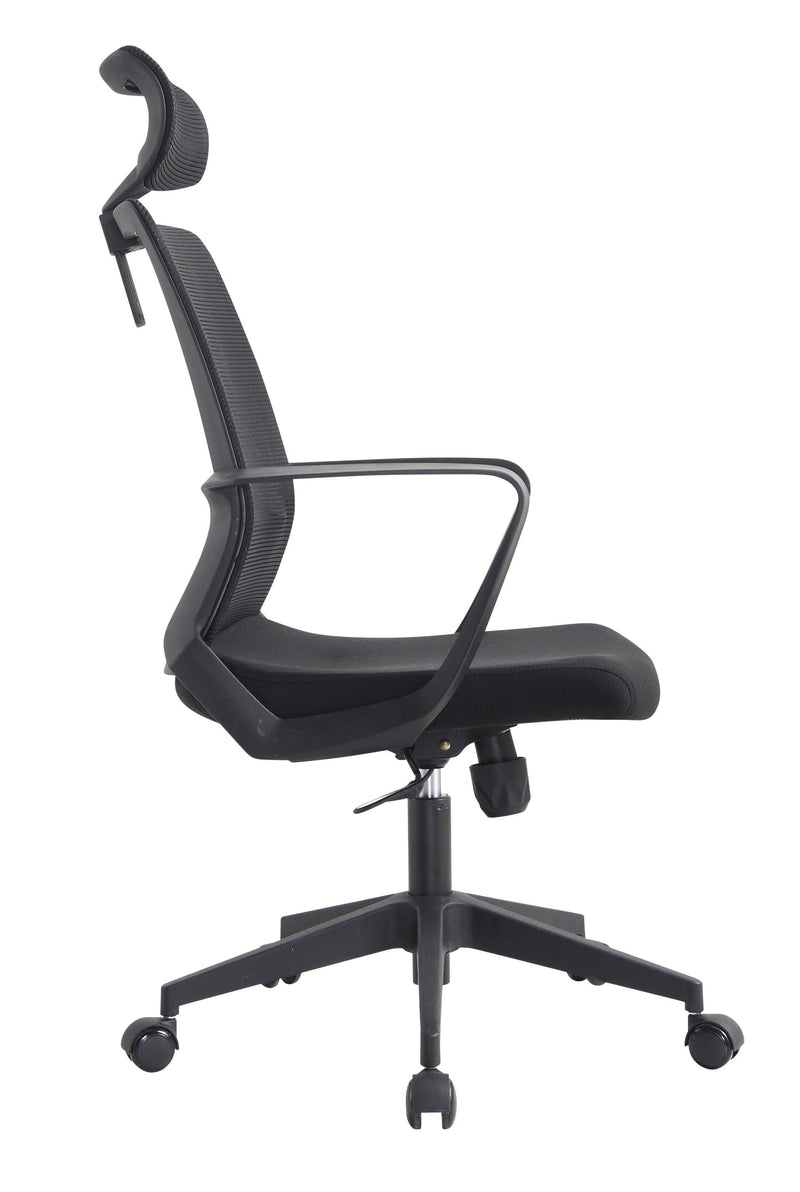 Sunriver Swivel Adjustable Height Office Chair Black Wengue