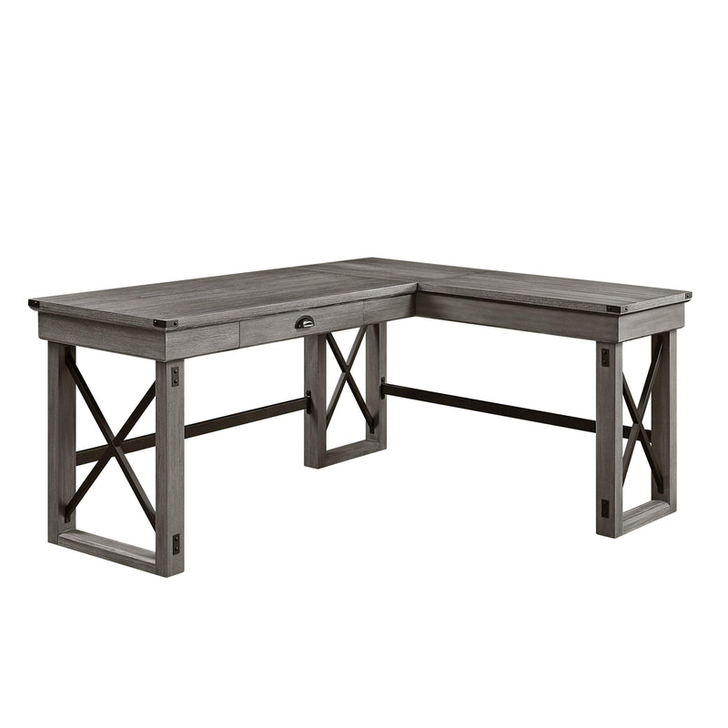 ACME Talmar Writing Desk w/Lift Top in Weathered Gray Finish OF00054
