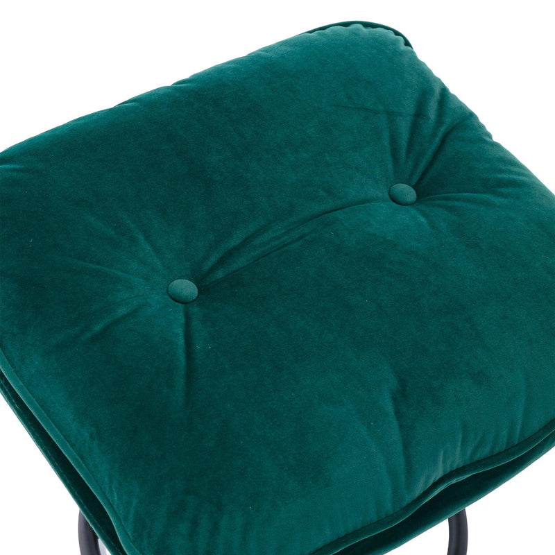 Accent chair  TV Chair  Living room Chair  with Ottoman-GREEN