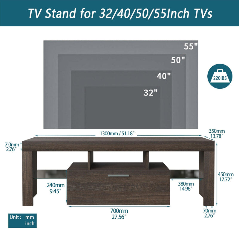 20 minutes quick assemble brown simpleModern TV cabinet floor cabinet floor TV wall cabinet - Urban Living Furniture (Los Angeles, CA)