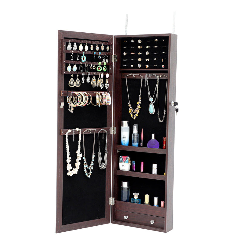 Fashion Simple JewelryStorage Mirror Cabinet Can Be Hung On The Door Or Wall - Urban Living Furniture (Los Angeles, CA)