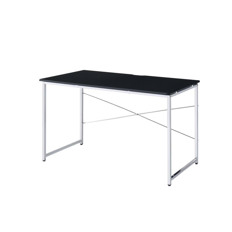 ACME Tennos Vanity Desk  in Black & Chrome Finish AC00904 - Urban Living Furniture (Los Angeles, CA)