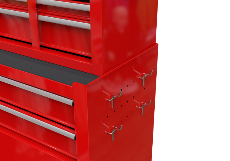 High Capacity Rolling Tool Chest with Wheels and Drawers, 8-Drawer ToolStorage Cabinet--RED - Urban Living Furniture (Los Angeles, CA)